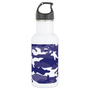 Garrafa Camuflagem Azul