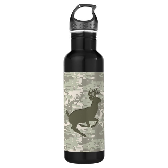 Garrafa Camuflagem digital de tempestade leve Deer Camo (Frente)