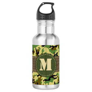 Garrafa Camuflagem Woodland