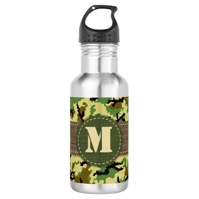 Garrafa Camuflagem Woodland (Frente)