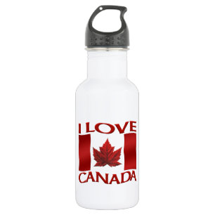 Garrafa Canadá I Love Canada Souvenir Bottle