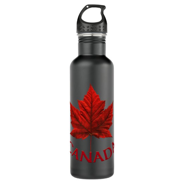 Garrafa Canada Sports Botles Canada Mapeia Garrafas de Fol (Frente)