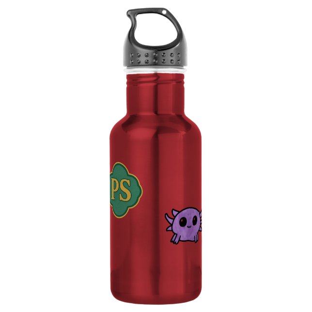 Garrafa caneca de animal fofo (Verso)