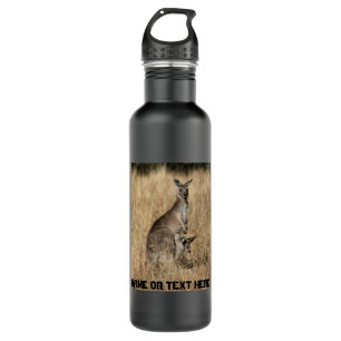 Garrafa Canguru com bebê Joey no malote