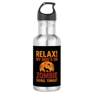 Garrafa Cão de Patrulha Zumbi Halloween