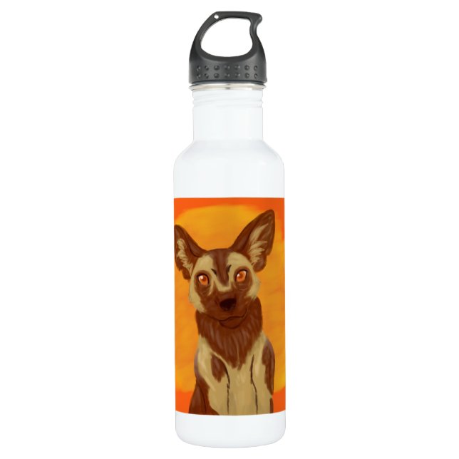 Garrafa Cão selvagem africano (Frente)