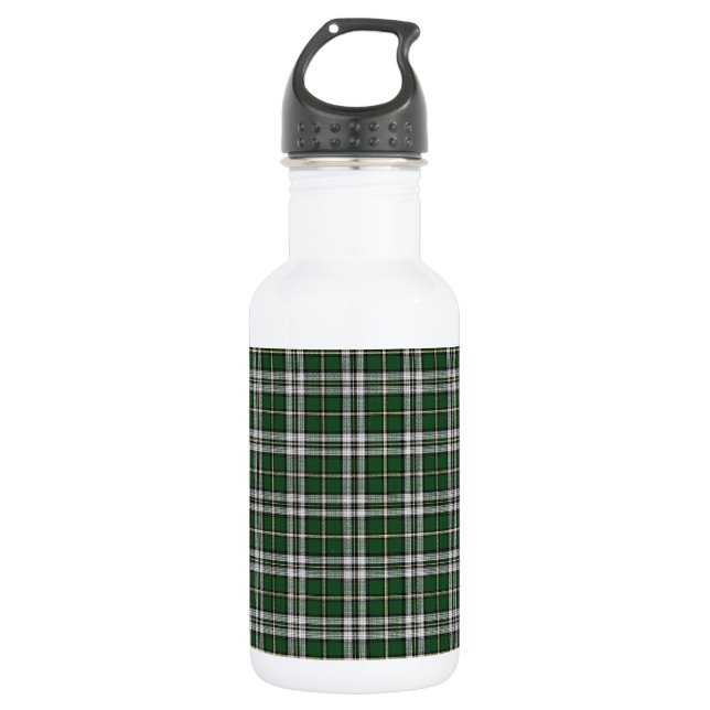 Garrafa Capa verde Breton tartan (Frente)