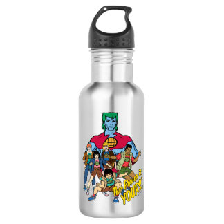 Garrafa Captain Planet Group Graphic - The Power Is Yours!