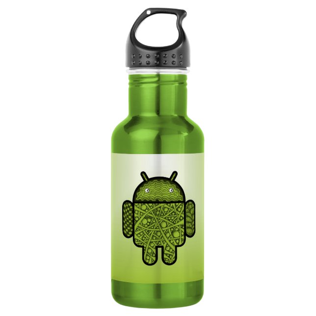 Garrafa Caráter de porta de bolhas para o robô Android™ (Frente)