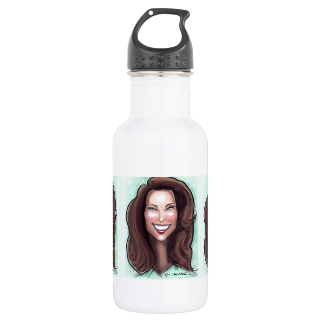 Garrafa Caricatura de Kate Middleton (Frente)