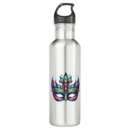 Garrafa carnaval de máscara Mardi Gras