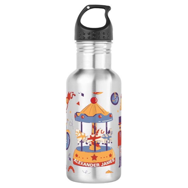 Garrafa Carnaval divertido Palhaço de Circo de Aniversário (Frente)