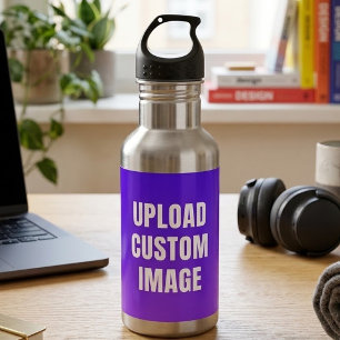Garrafa Carregar imagem personalizada - Adicione a sua par