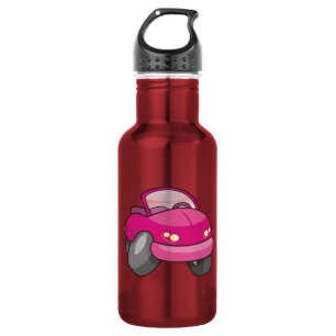Garrafa Carro de Cartografia Rosa