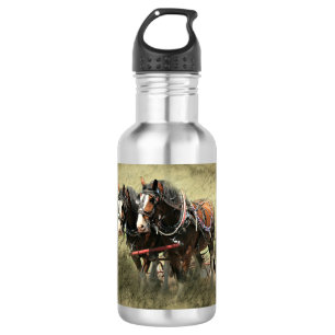 Garrafa Cartão postal Clydesdale com Vintage Weathered