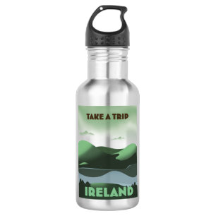Garrafa Cartaz de viagem Irlanda estilo vintage