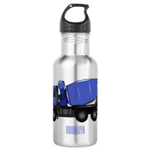 Garrafa Cartoon de caminhão de transporte misto em betão