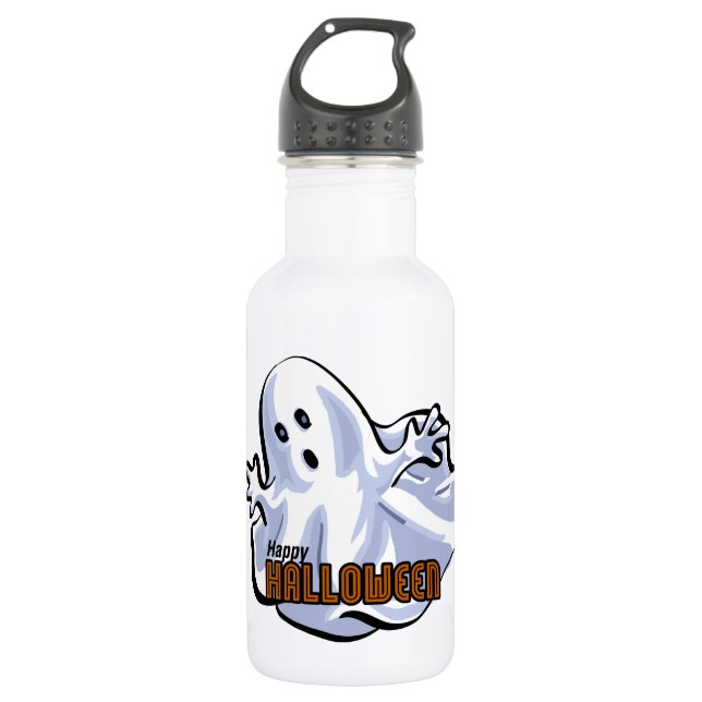 Garrafa Cartoon Feliz Halloween Ghost (Frente)