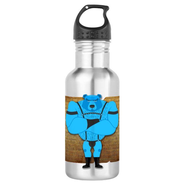 Garrafa Cartoon gay do urso SlipperyJoe (Frente)