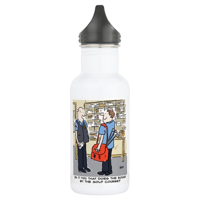 Garrafa Cartoon Golfer Postman ama Golf (Esquerda)