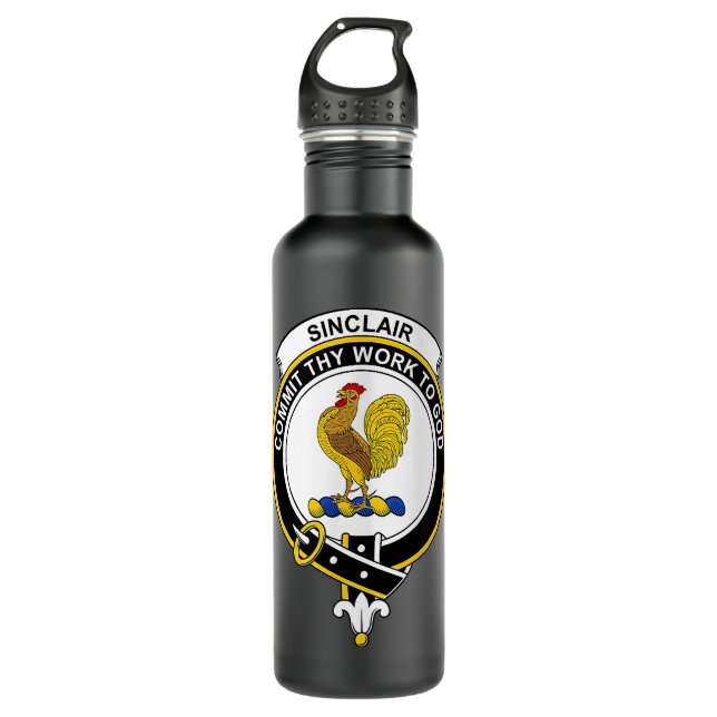 Garrafa Casaco Sinclair da Guarda Familiar de Armas (Frente)