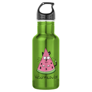 Garrafa Cat Watermelon Kids Engraçado