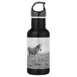 Garrafa Cavalo branco monocromático