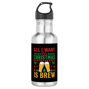 Garrafa Cerveja de Natal Tudo o que Eu Quero É Cerveja