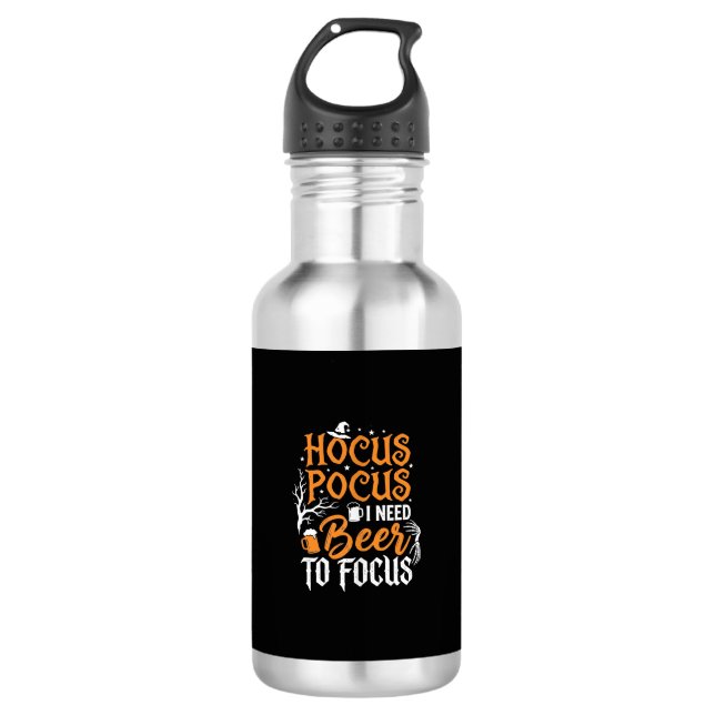 Garrafa Cerveja Hocus Pocus Design de Halloween_1 (Frente)
