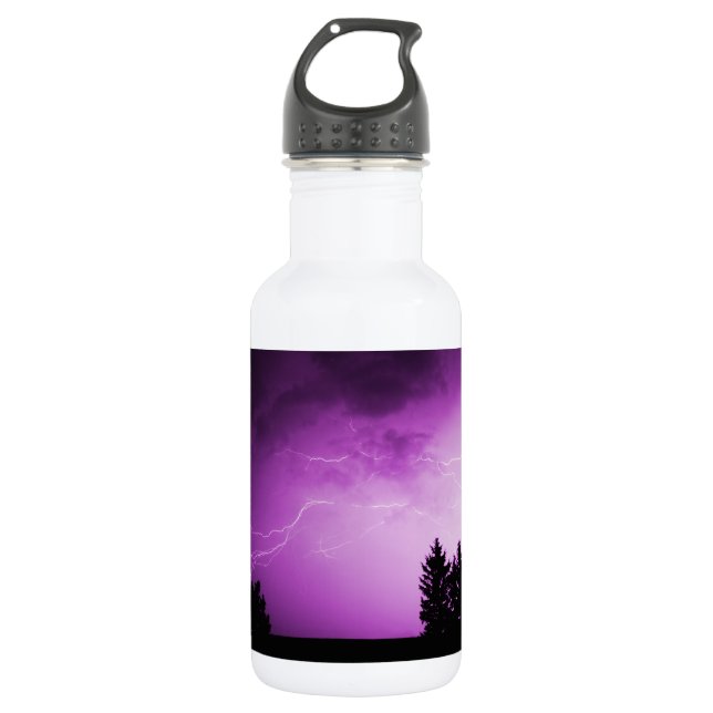 Garrafa Céu roxo com relâmpago (Frente)
