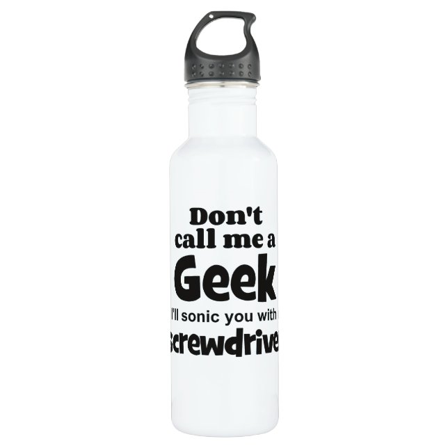 Garrafa chave de fenda do geek bf (Frente)