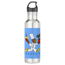 Chef Ducky Kazoo Water Bottle