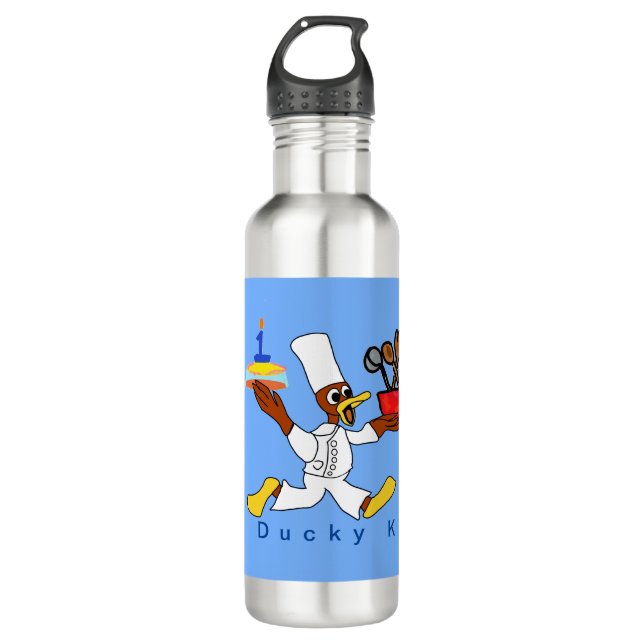 Garrafa Chef Ducky Kazoo Water Bottle (Frente)