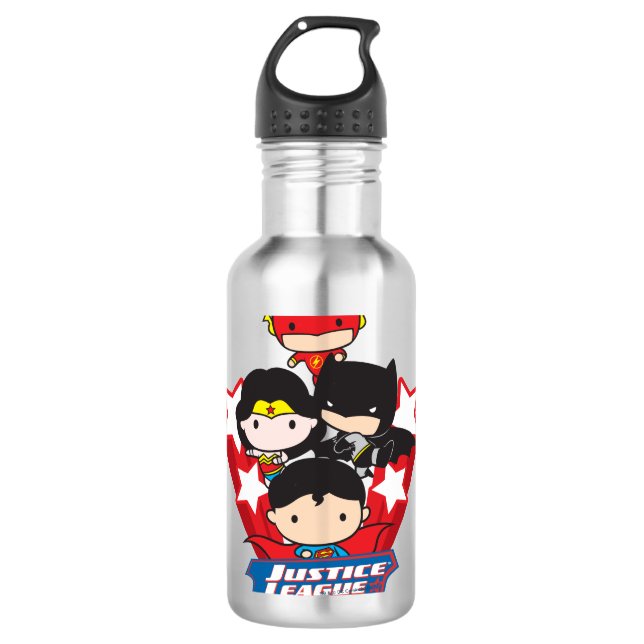 Garrafa Chibi Justice League of America Stars (Frente)