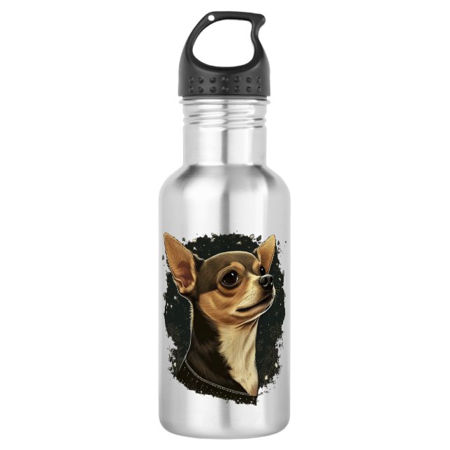 Garrafa Chihuahua Felry Natal X-Mas Tree Cute (Frente)