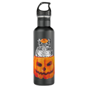 Garrafa Chinchilla Happy Halloween Pumpkin Amante de os an