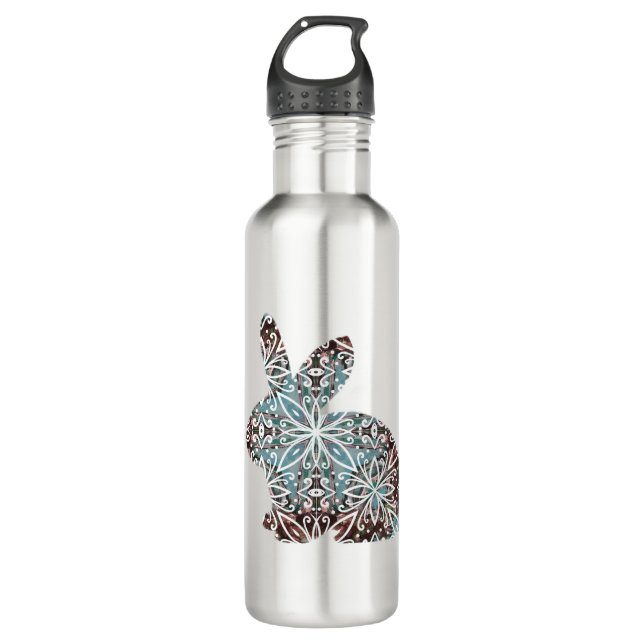 Garrafa Chocolate e Blues do Coelho Mandala (Frente)