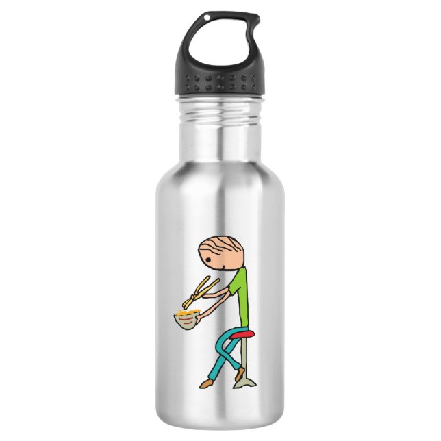 Garrafa Chopsticks E Noodles (Frente)