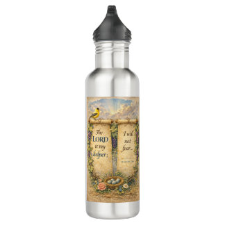 Garrafa Christian Bible Verse Water Bottle