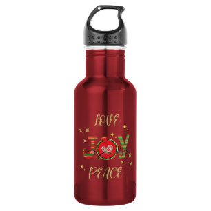 GARRAFA CHRISTMAS DESIGN ADORA JOVEM PAZ COM NATAL