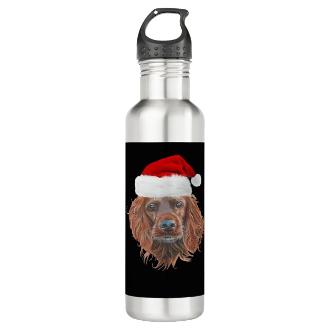 Garrafa Christmas Irish Setter Classic T-Shirt (Frente)