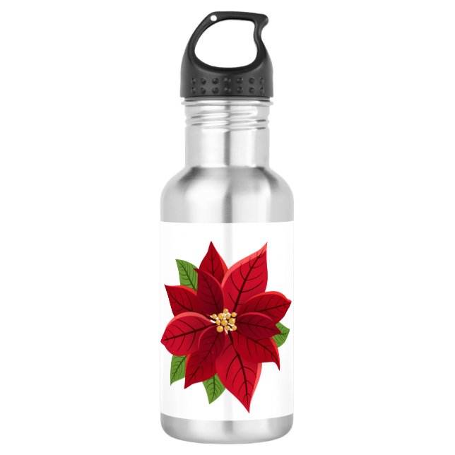 Garrafa Christmas Poinsettia (Frente)