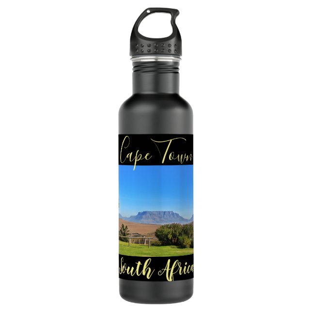 Garrafa Cidade do Cabo, Mesa de Montanha, Grass África do  (Frente)