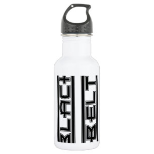 Garrafa Cinturão negro corajoso das artes marciais