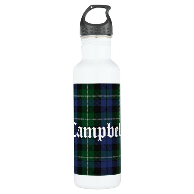 Garrafa Clan Campbell Tartan Xadrez (Frente)