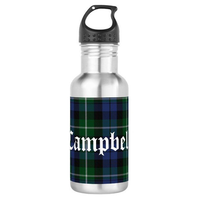 Garrafa Clan Campbell Tartan Xadrez (Frente)