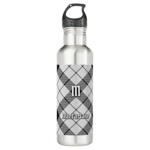 Garrafa Clan MacFarlane Black and White Tartan