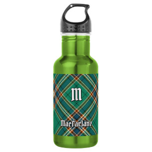 Garrafa Clan MacFarlane Caça Antigo Tartan