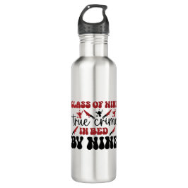 Garrafa classe de vinho verdadeiro crime na cama por nove