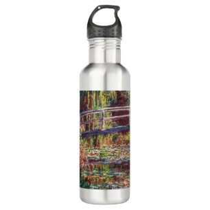 Garrafa Claude Monet - Lagoa de Água Lily, Harmonia Rosa